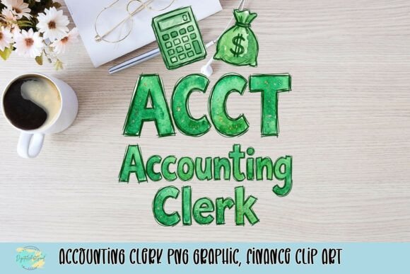 Accounting Clerk PNG Graphic & Finance Clip Art