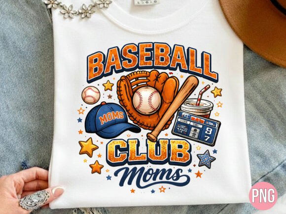 Baseball Club Moms Sport PNG T-shirt: A Practical Guide for Creators and Fans