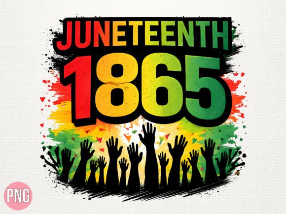 Celebrating History with High-Quality Digital Art: The Juneteenth 1865 Freedom Hands Design