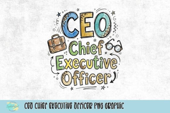 CEO Chief Executive Officer PNG Graphic