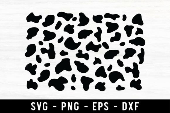Cow Print SVG & Spot Patterns for DIY