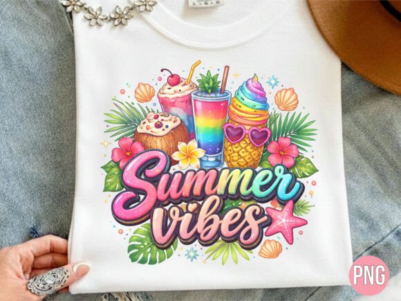 Elevating Creative Projects with Tropical Summer Vibes Beach Life PNG
