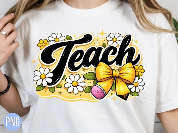 Enhancing Creative Projects with the Teach Floral Yellow Ribbon Design PNG