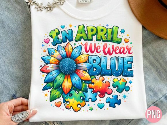 Evaluating the Autism Awareness Flower PNG for T-Shirts and Creative Projects