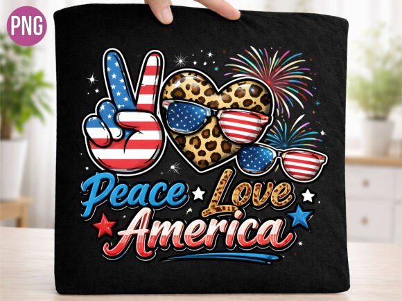 Peace Love America Patriotic Leopard PNG Guide