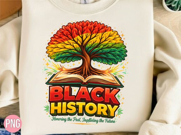 Rooted in Heritage: The Black History Tree Roots PNG T-shirt Design