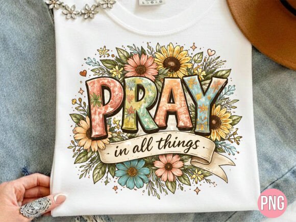 Unlocking Creativity with the Pray in All Things Floral PNG: A Guide to High-Quality Digital Design